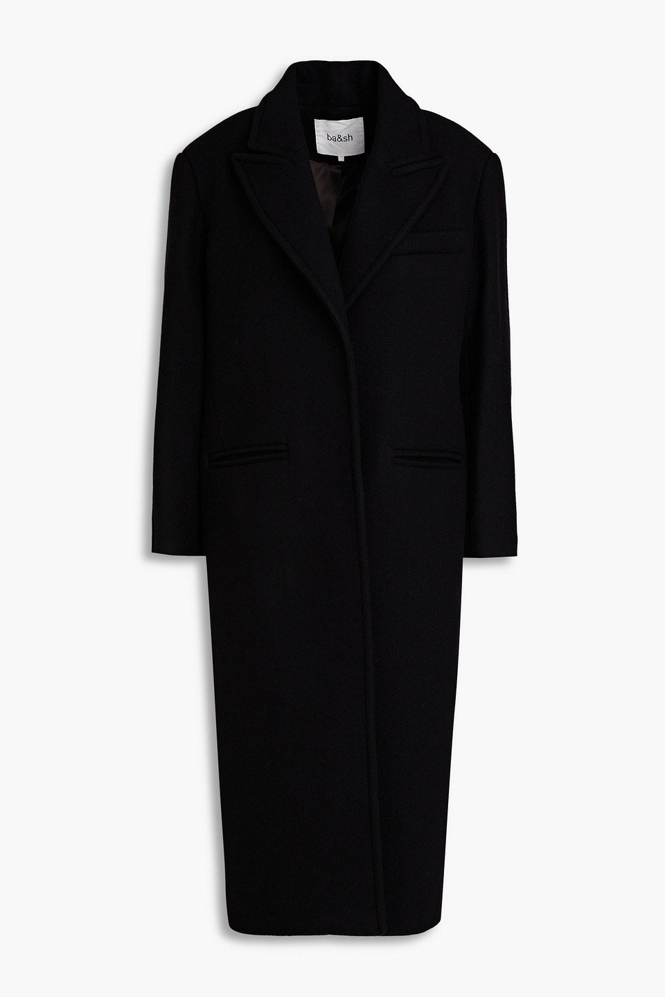 BA&SH WOOL-BLEND FELT COAT