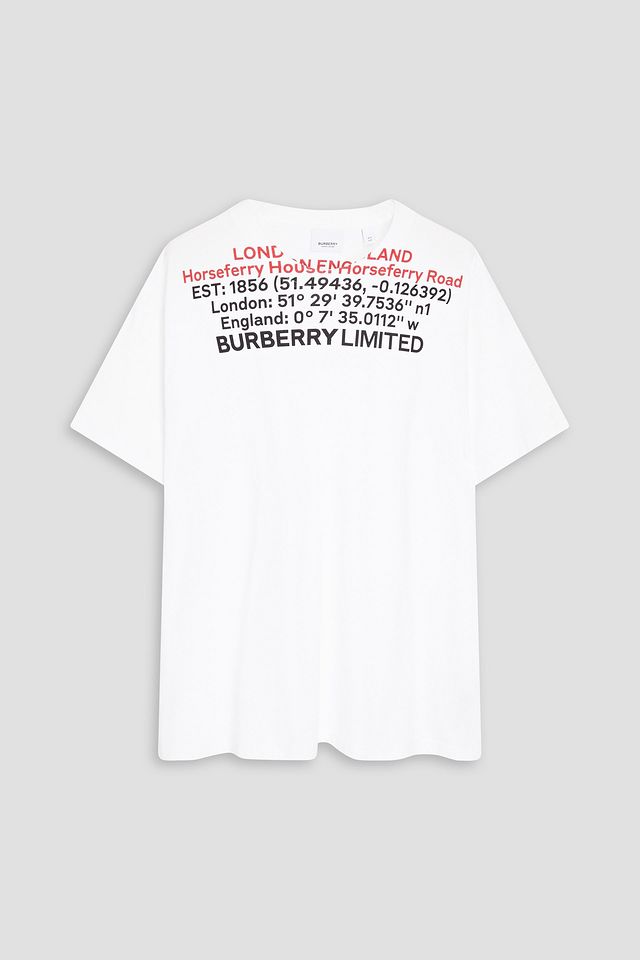 Printed cotton-jersey T-shirt