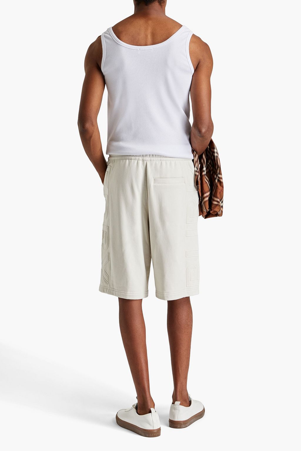 BURBERRY Shorts aus Baumwollfrottee