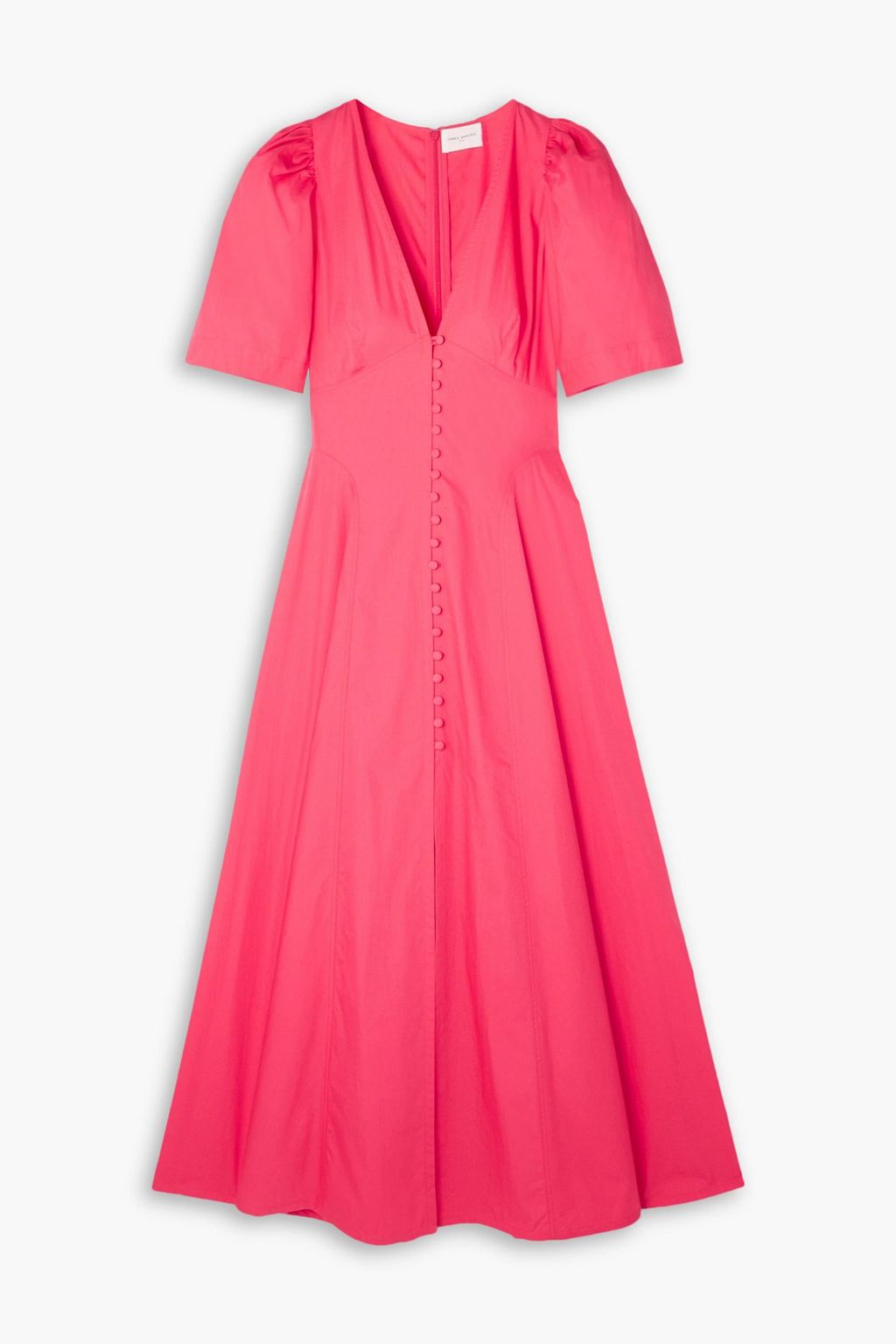 Jodie cotton poplin midi dress