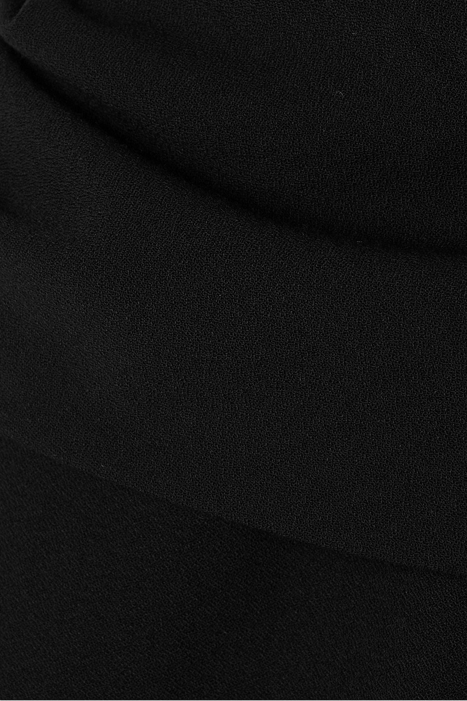 Totême Pleated Crepe Midi Skirt In Black