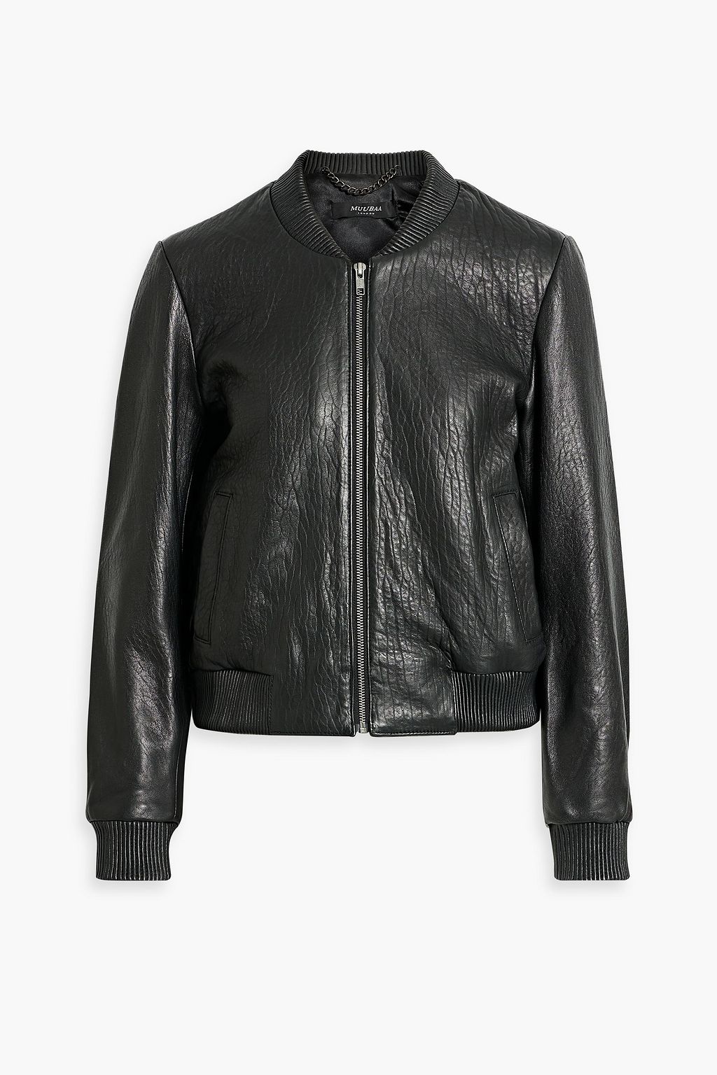 BDG Billy Faux Leather Bomber Jacket