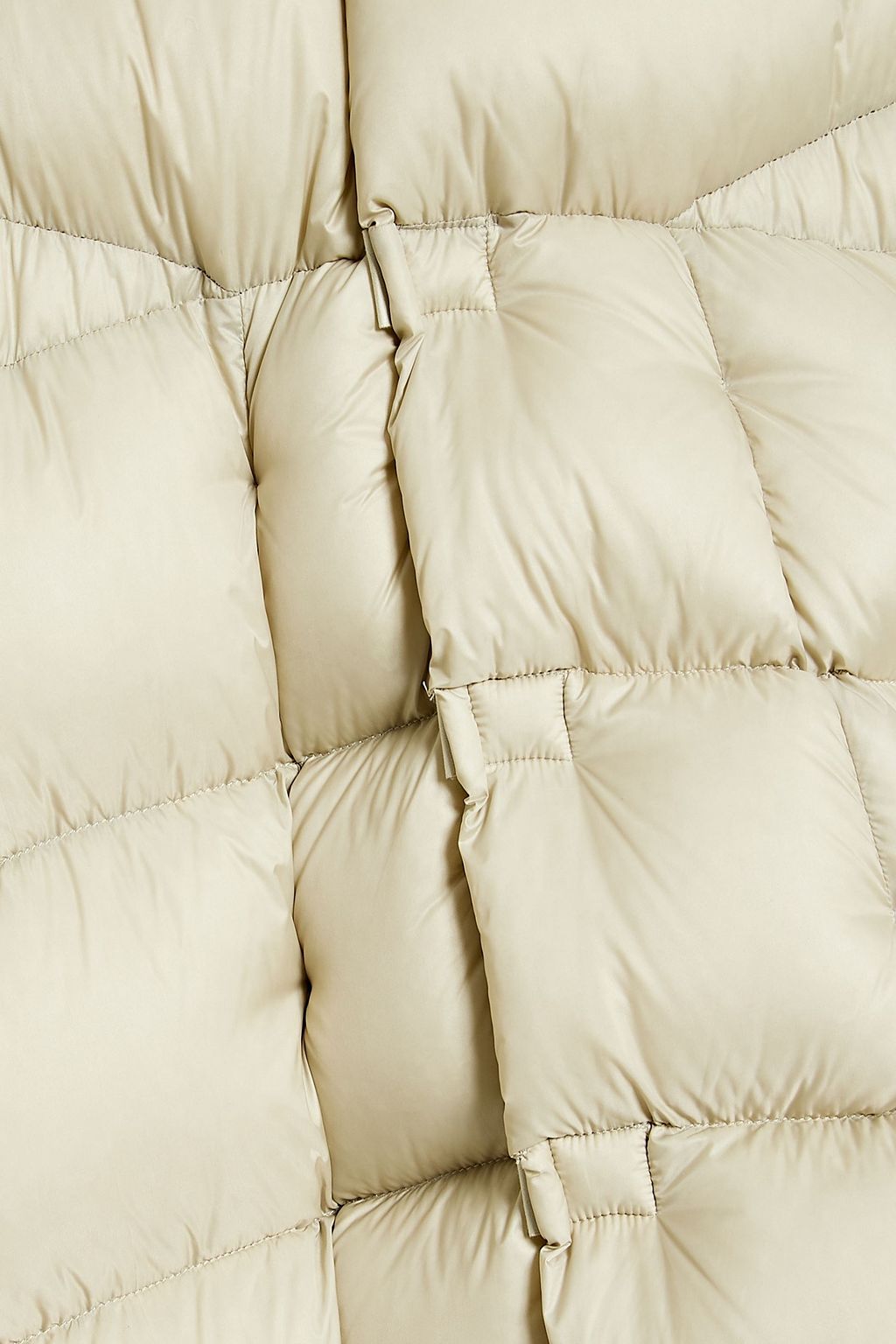 RICK OWENS Geth convertible quilted shell hooded down coat