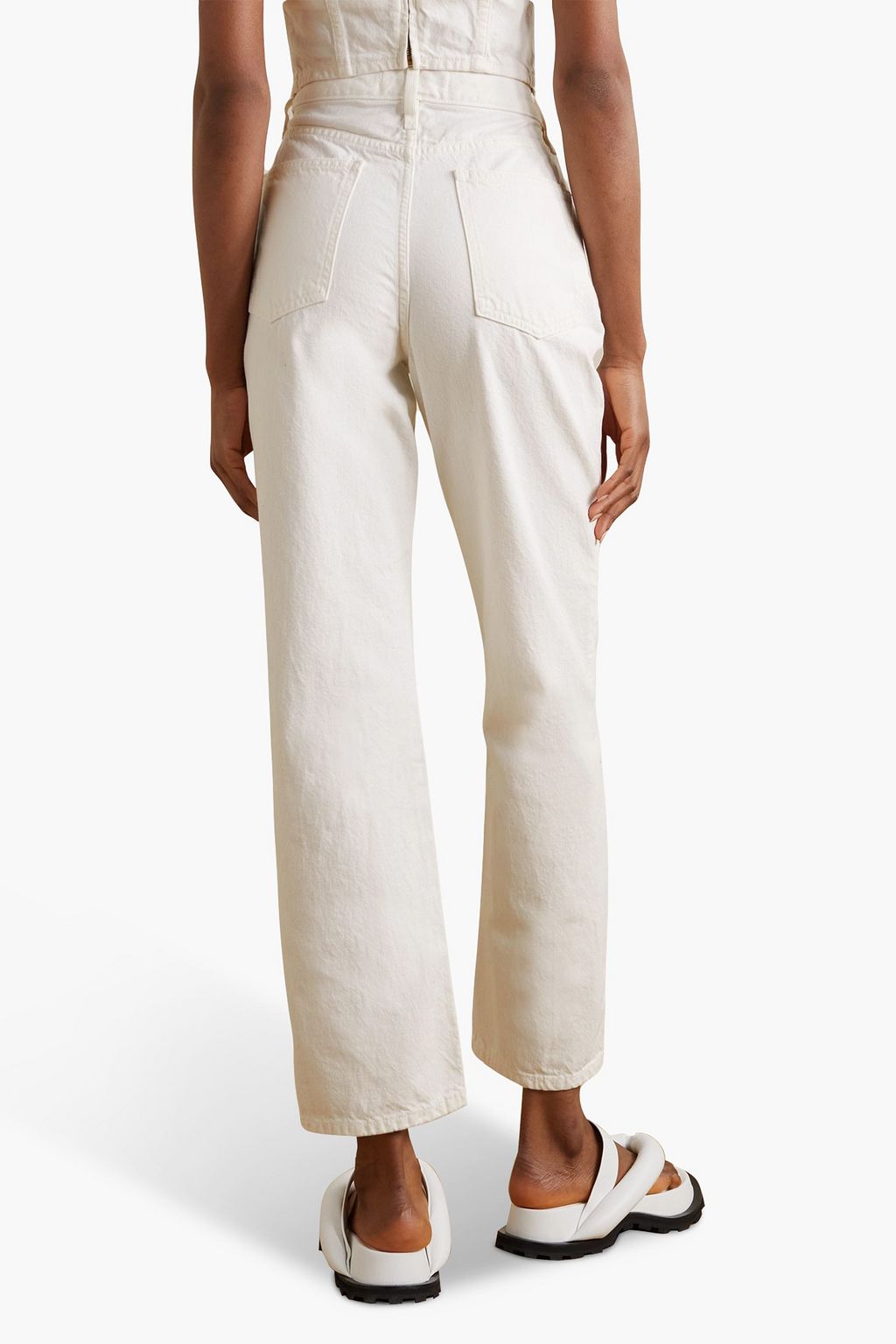 MARA HOFFMAN Georgina high-rise straight-leg jeans