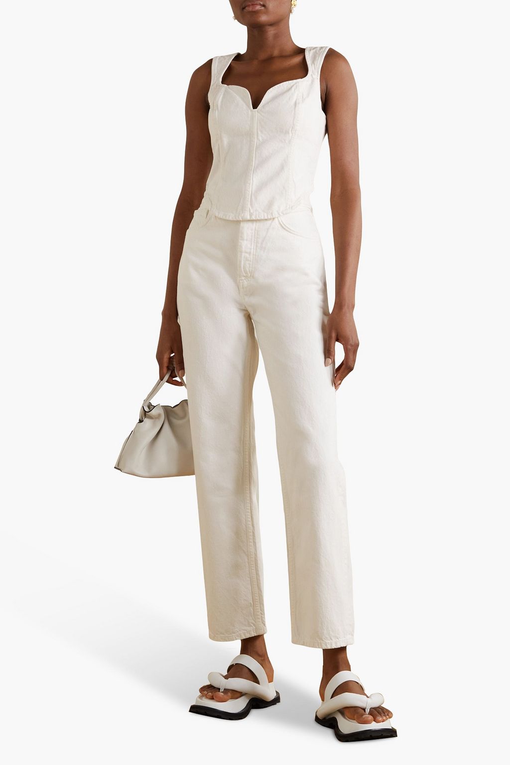 MARA HOFFMAN Georgina high-rise straight-leg jeans