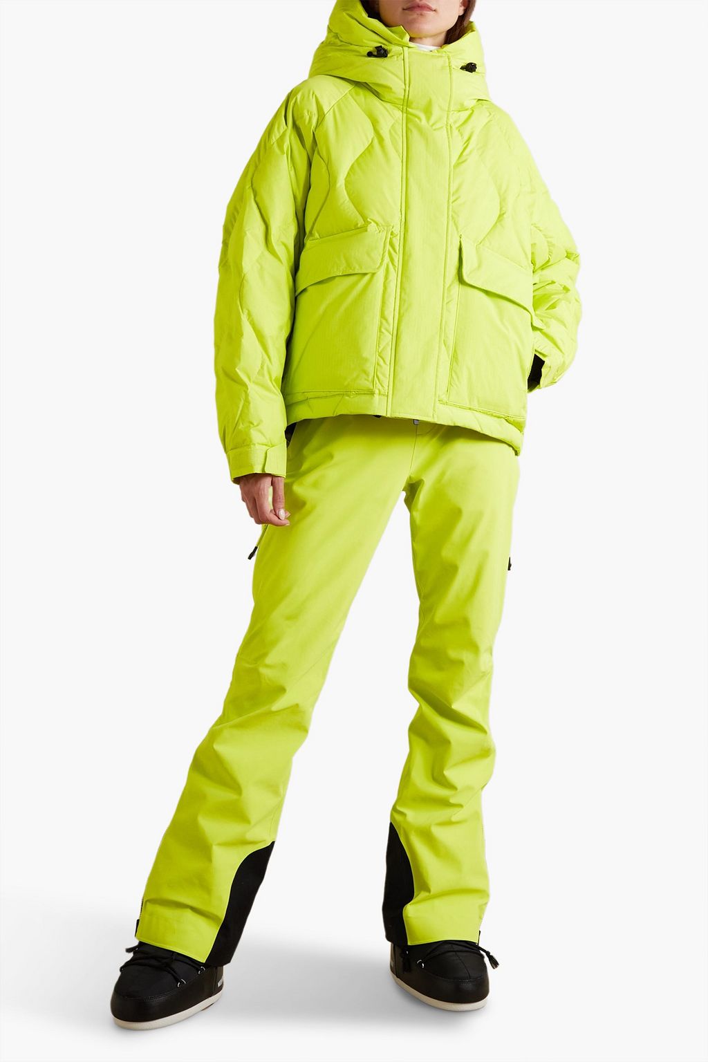HOLDEN Alpine oversized quilted hooded down ski jacket