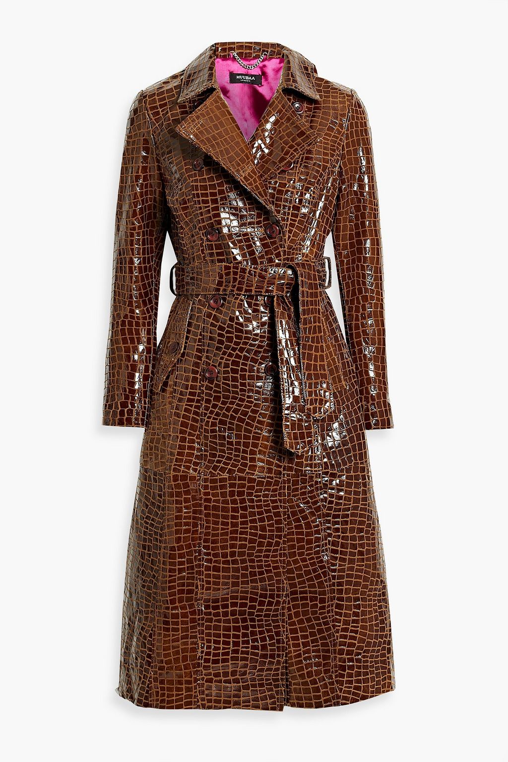 crocodile trench coat