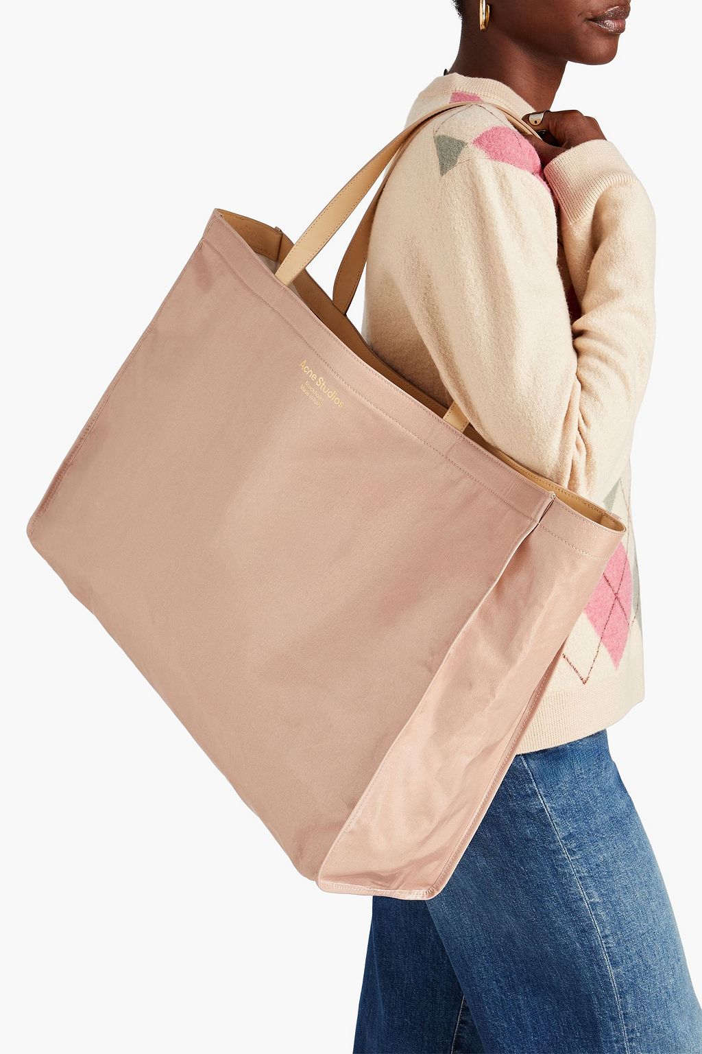 ACNE STUDIOS Coated canvas tote