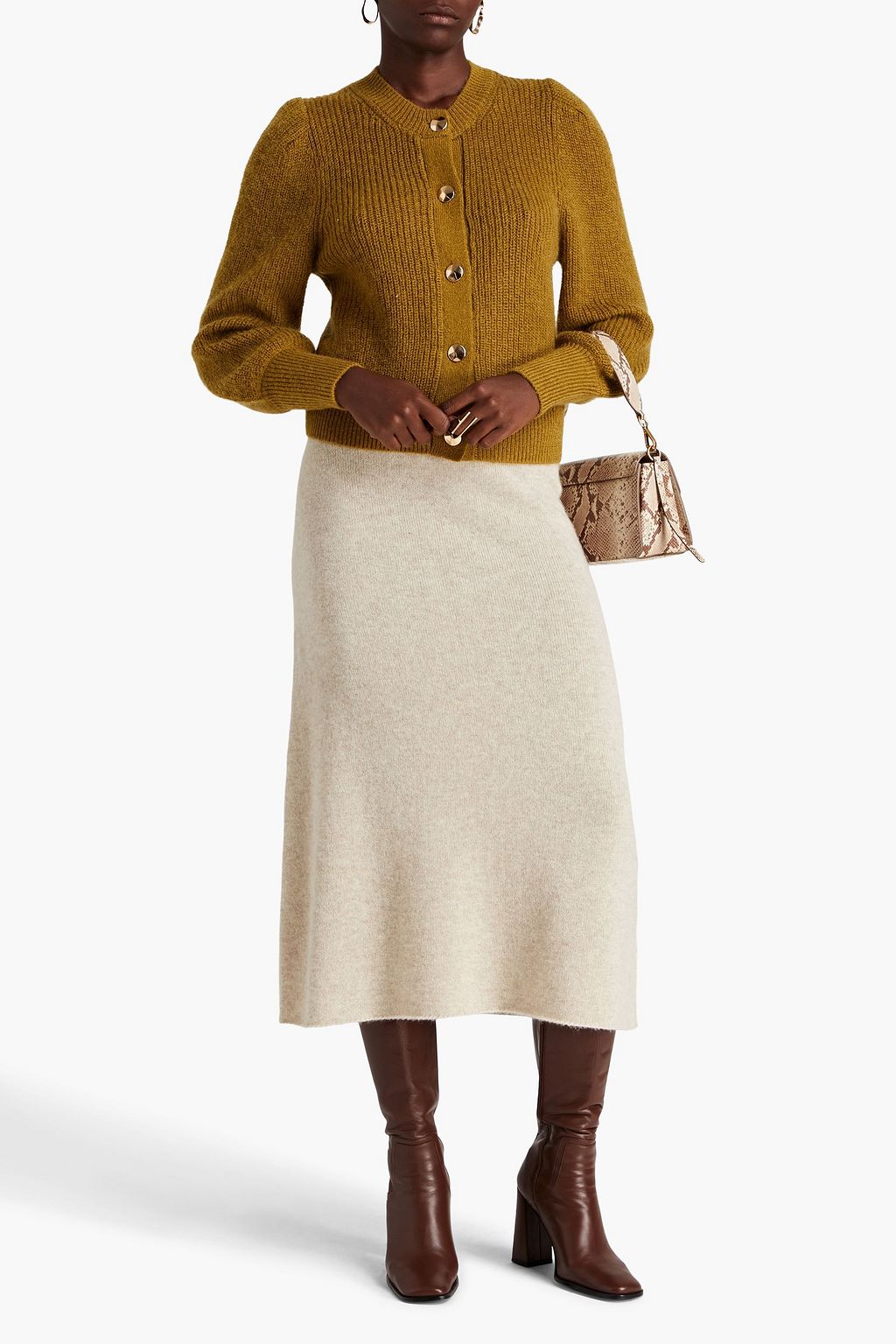 BA&SH Baylor Cardigan aus Rippstrick