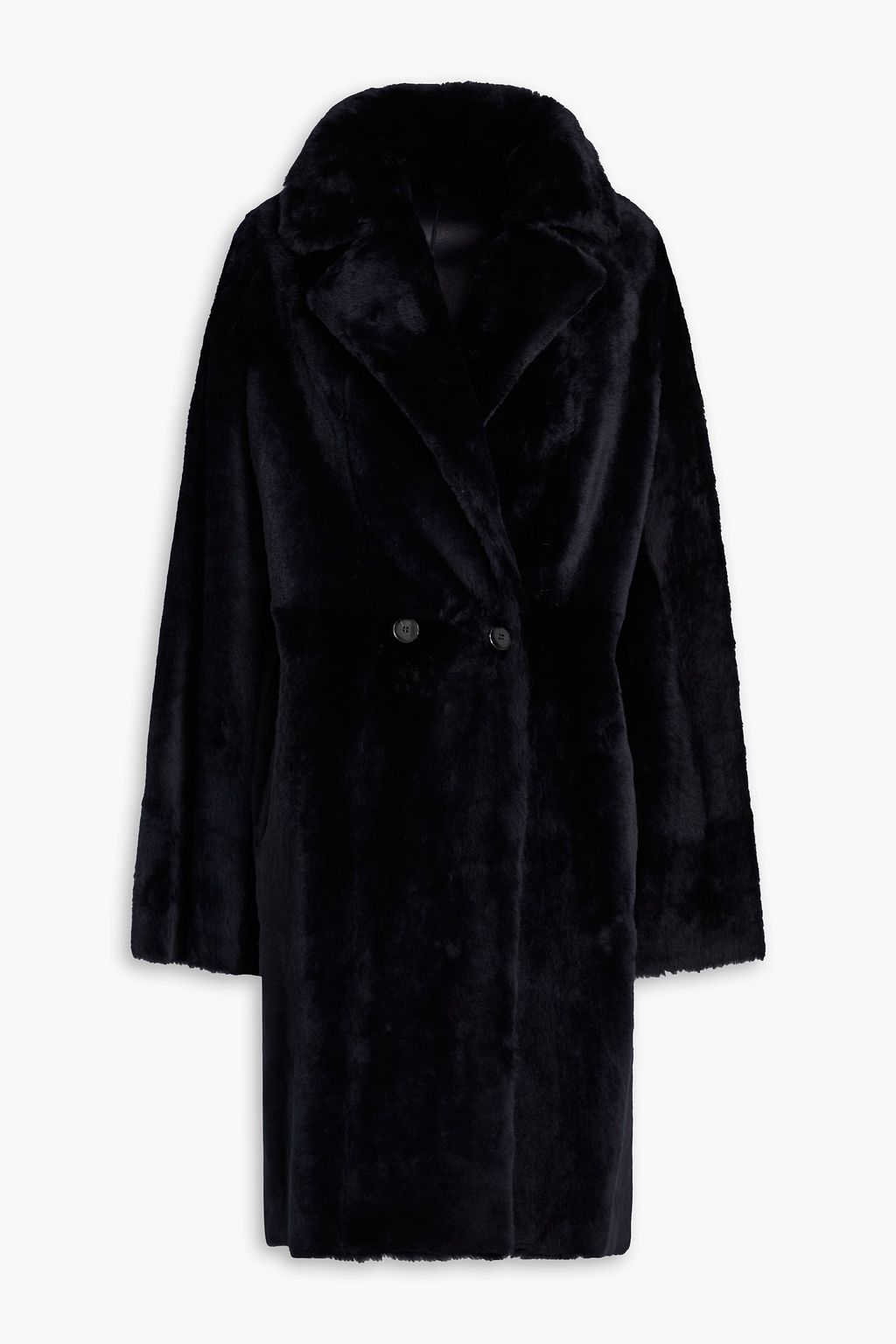 YVES SALOMON Double-breasted shearling coat | THE OUTNET