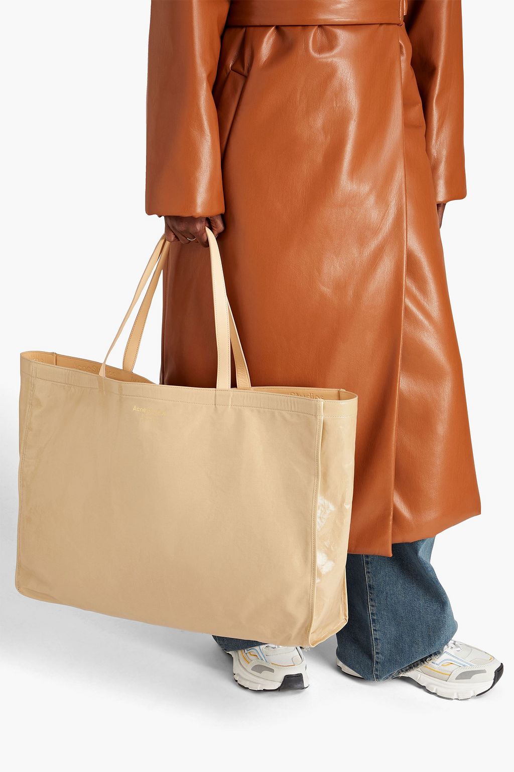 ACNE STUDIOS Coated canvas tote