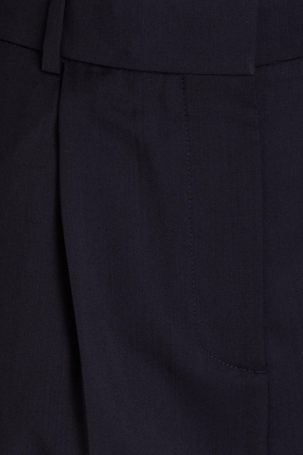 BA&SH Pleated wool-twill wide-leg pants
