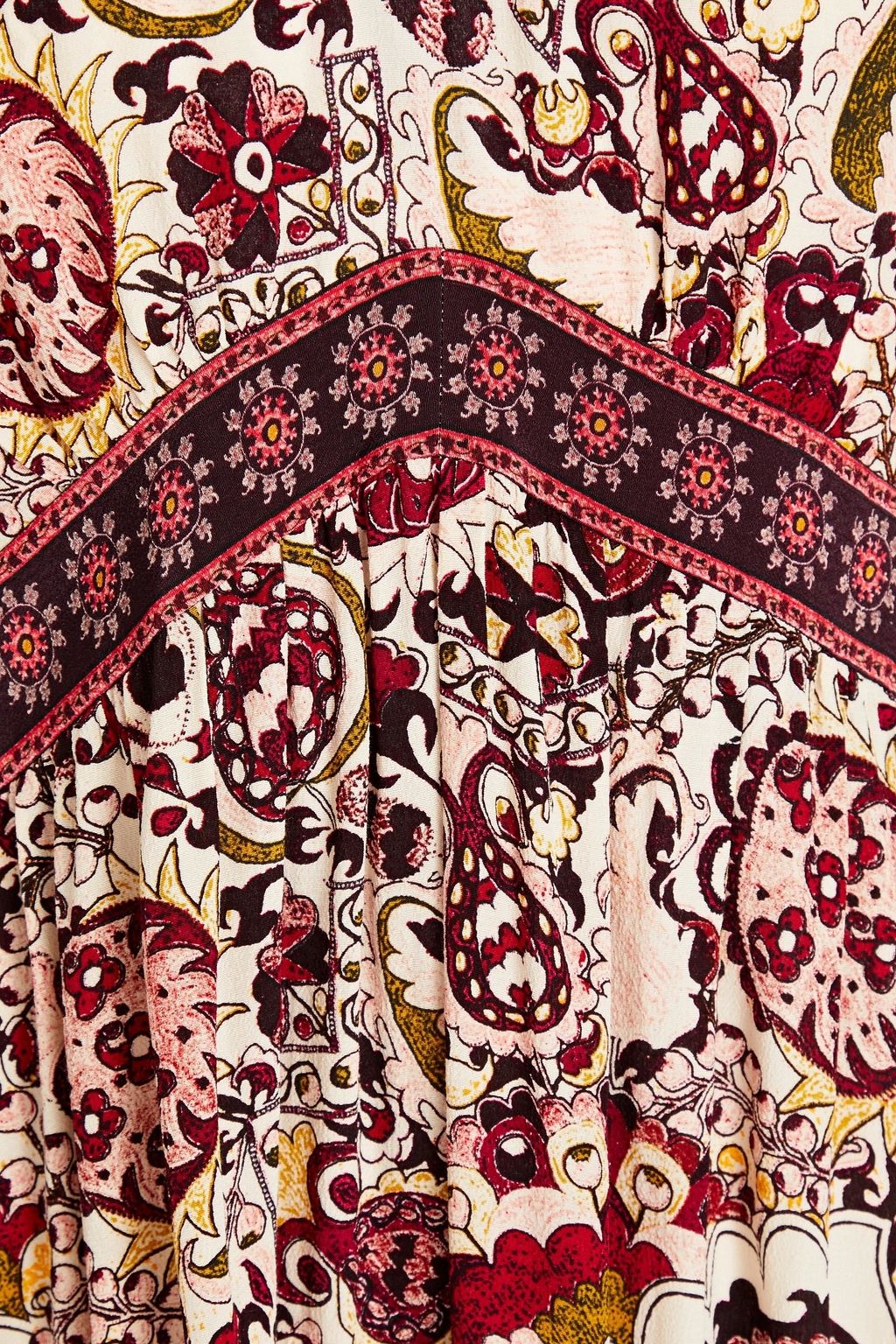 BA&SH Zelda paisley-print crepe mini dress