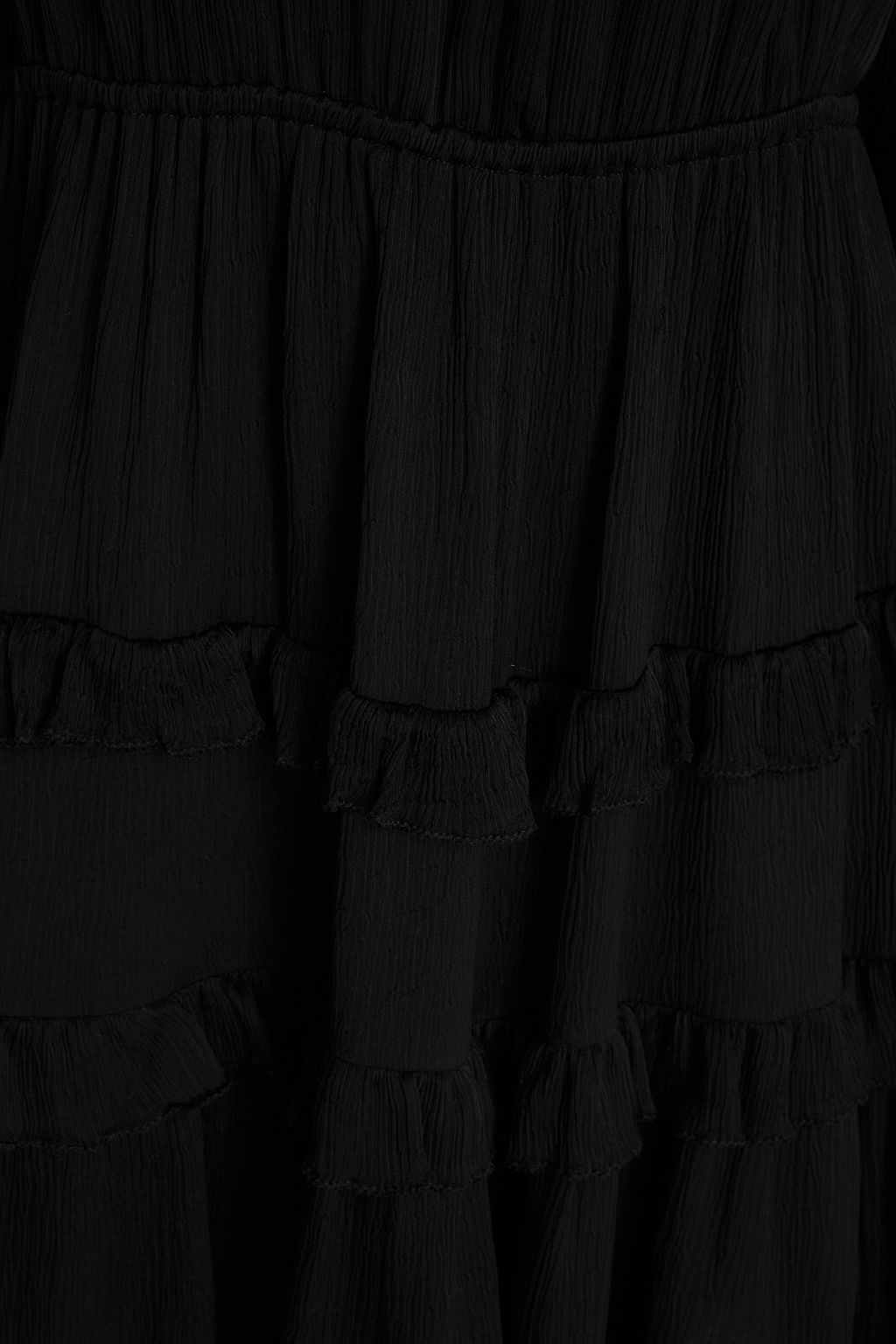 BA&SH Clen ruffled crepon mini dress