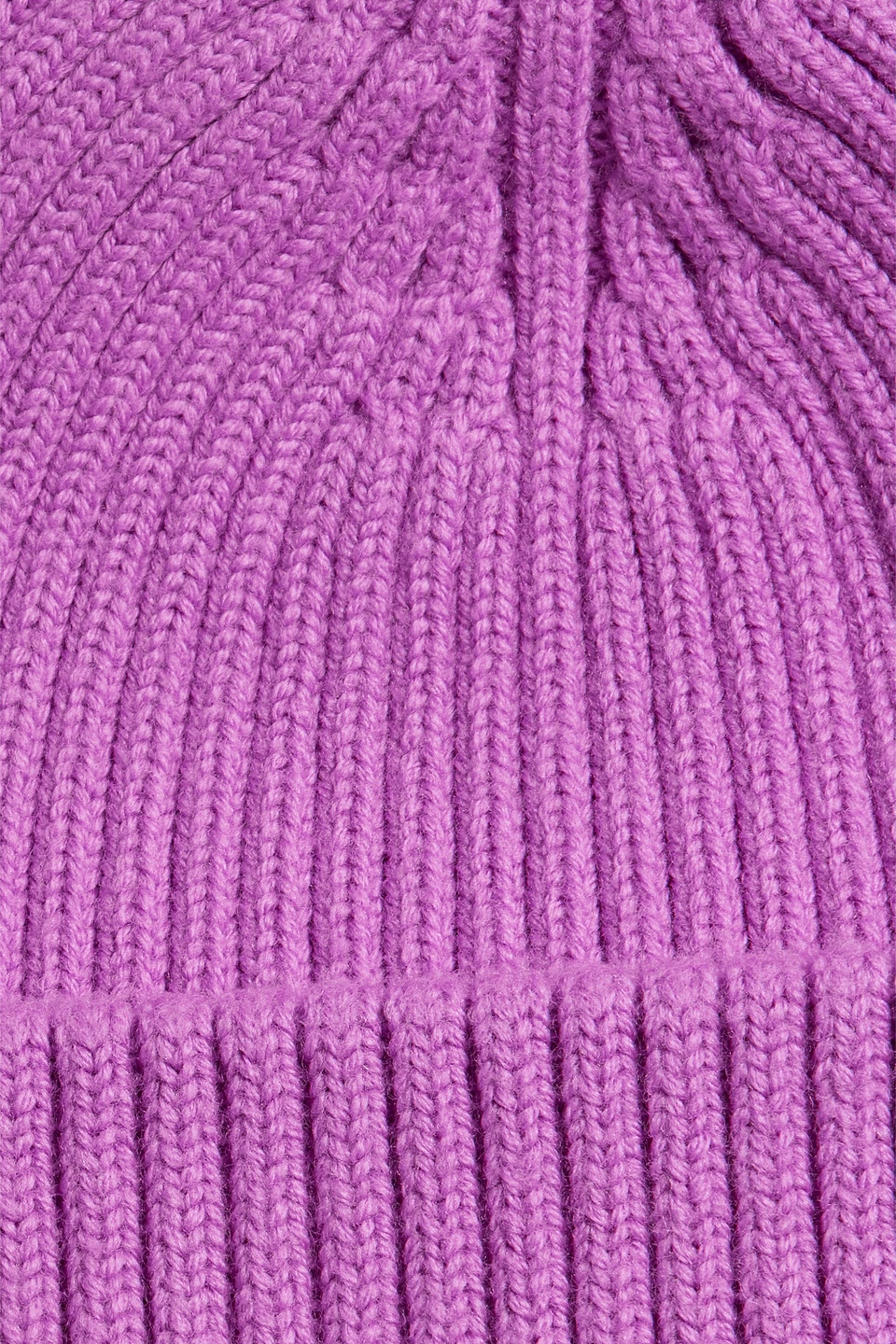 Shop Cordova Ribbed Wool Beanie In Purple