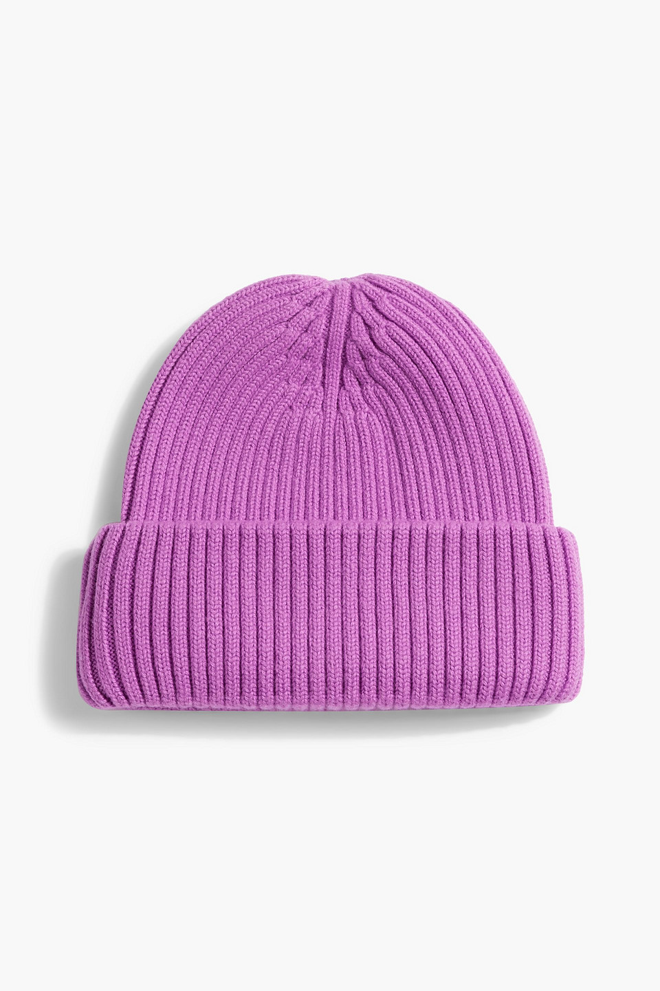 Ribbed wool beanie