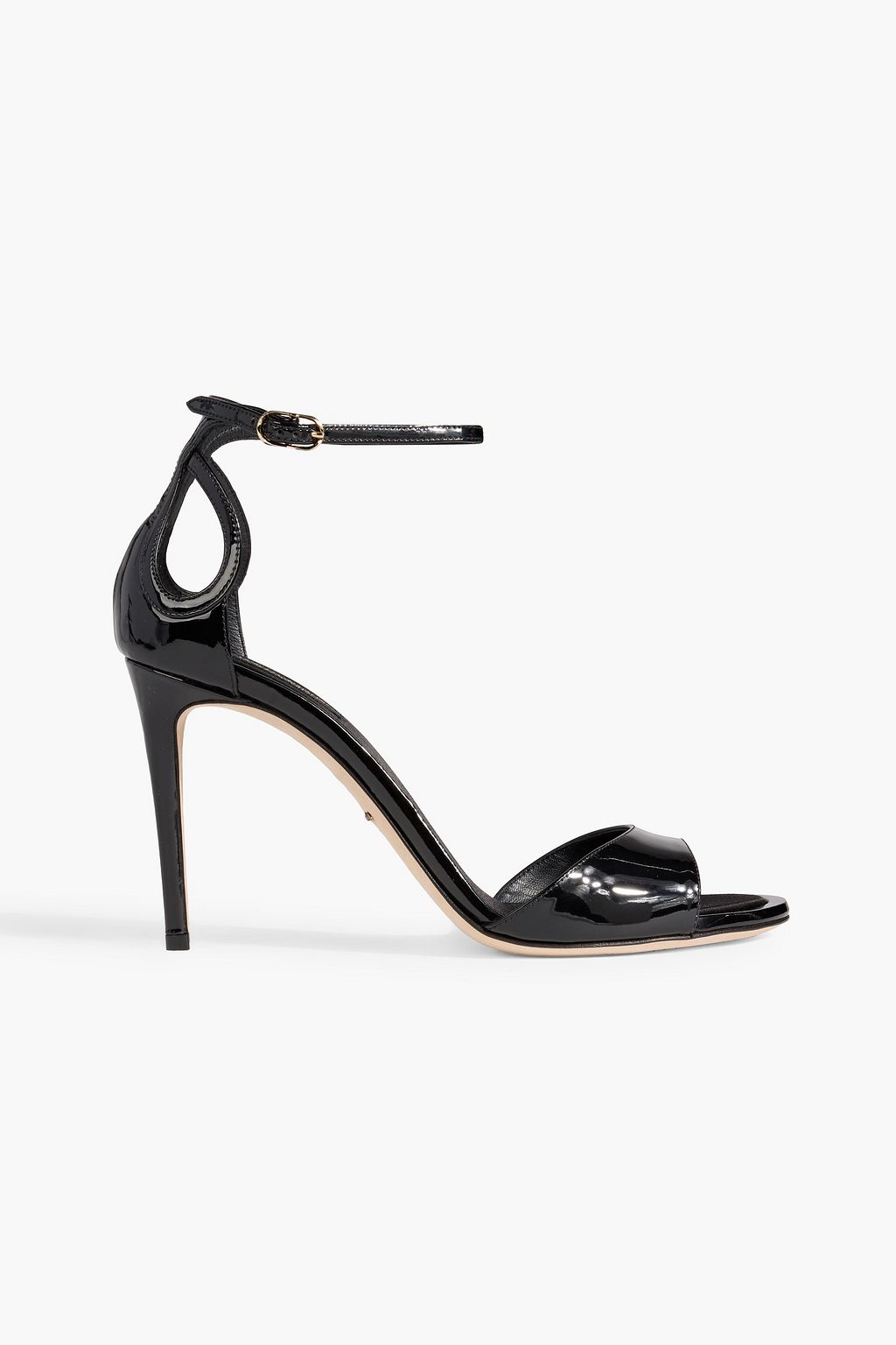 DOLCE & GABBANA Patent-leather sandals | THE OUTNET