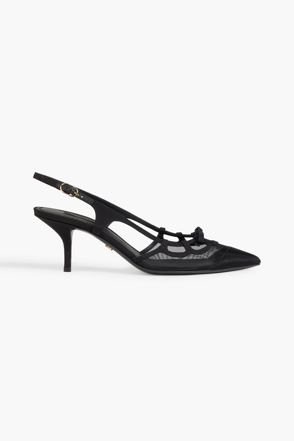 DOLCE & GABBANA Mesh slingback pumps | THE OUTNET