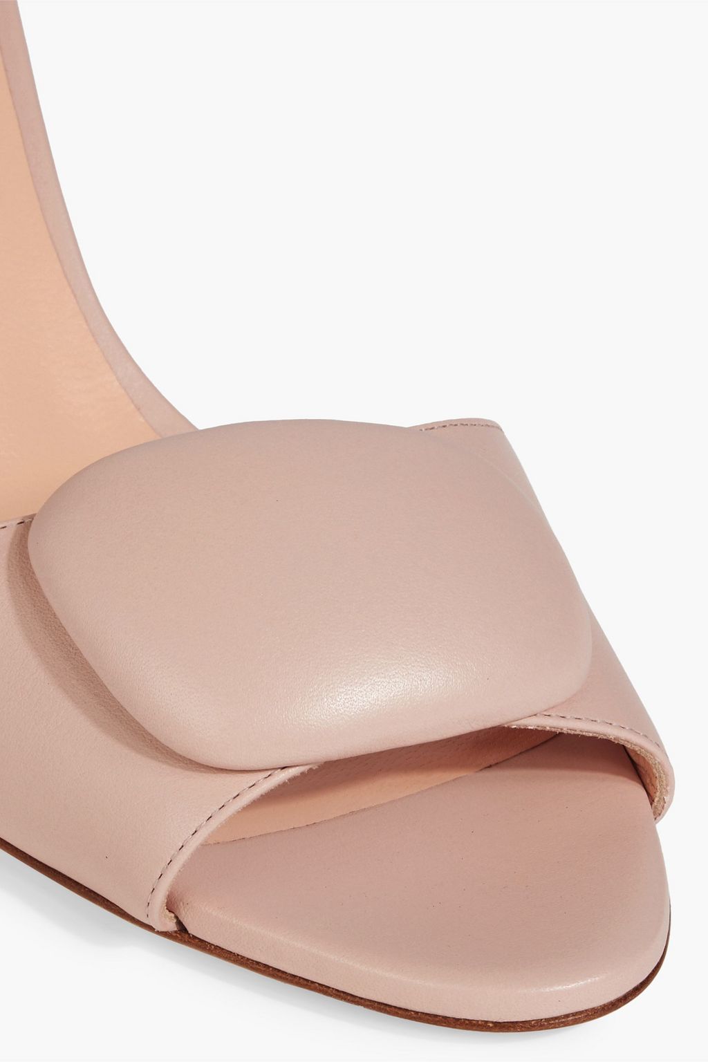 RUPERT SANDERSON Gwyneth embellished leather mules