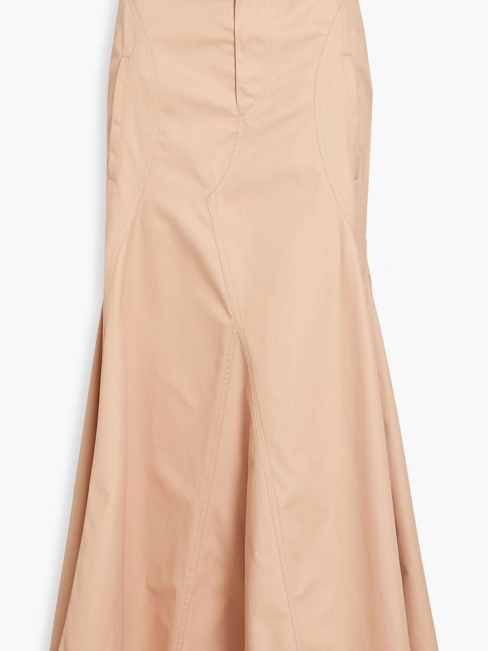 twill maxi skirt