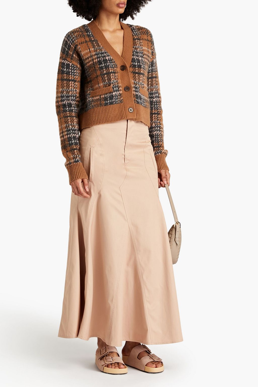 BURBERRY تنورة طويلة من التويل