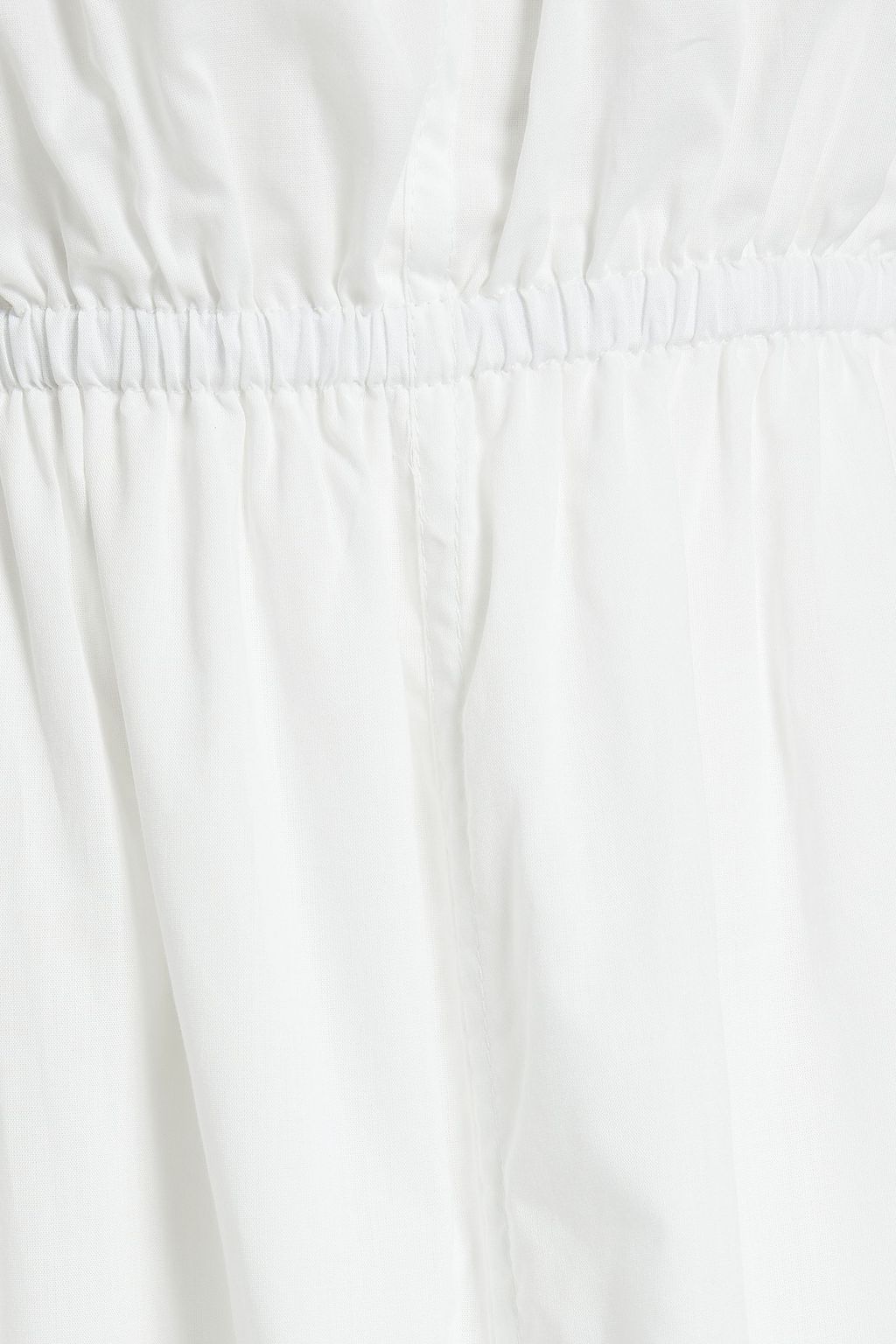 TOTEME Gathered cotton maxi dress