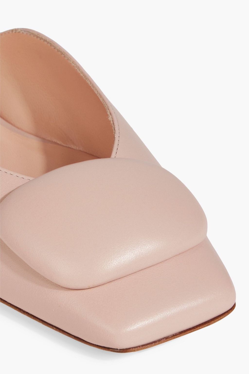 RUPERT SANDERSON Ios embellished leather slingback flats