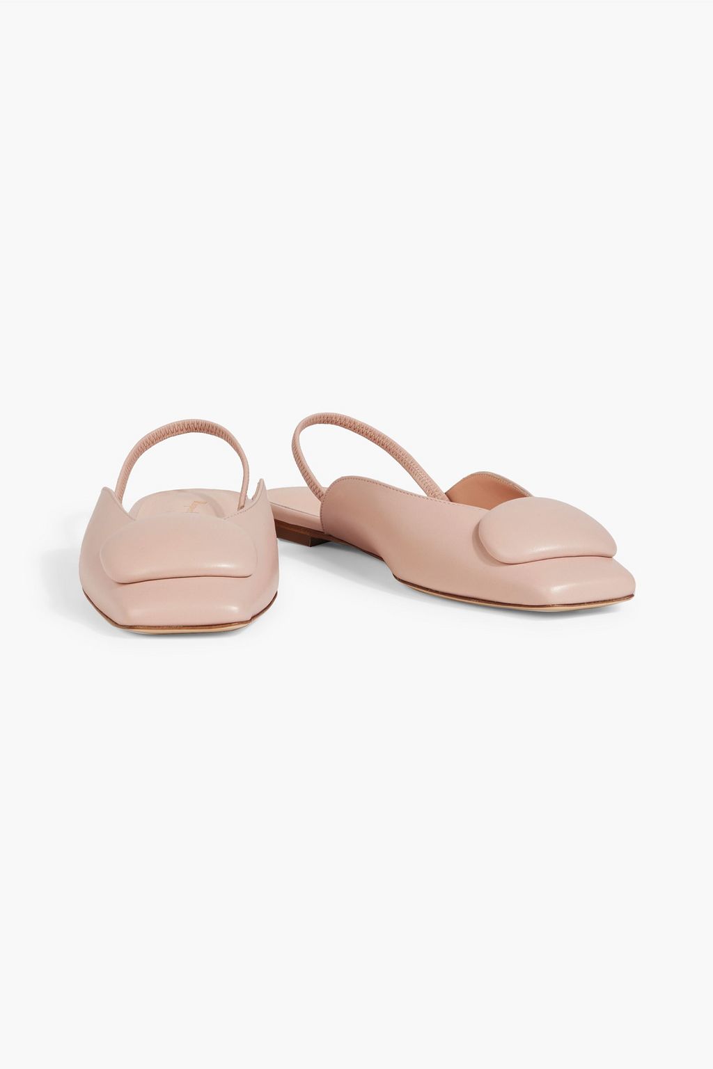 RUPERT SANDERSON Ios embellished leather slingback flats