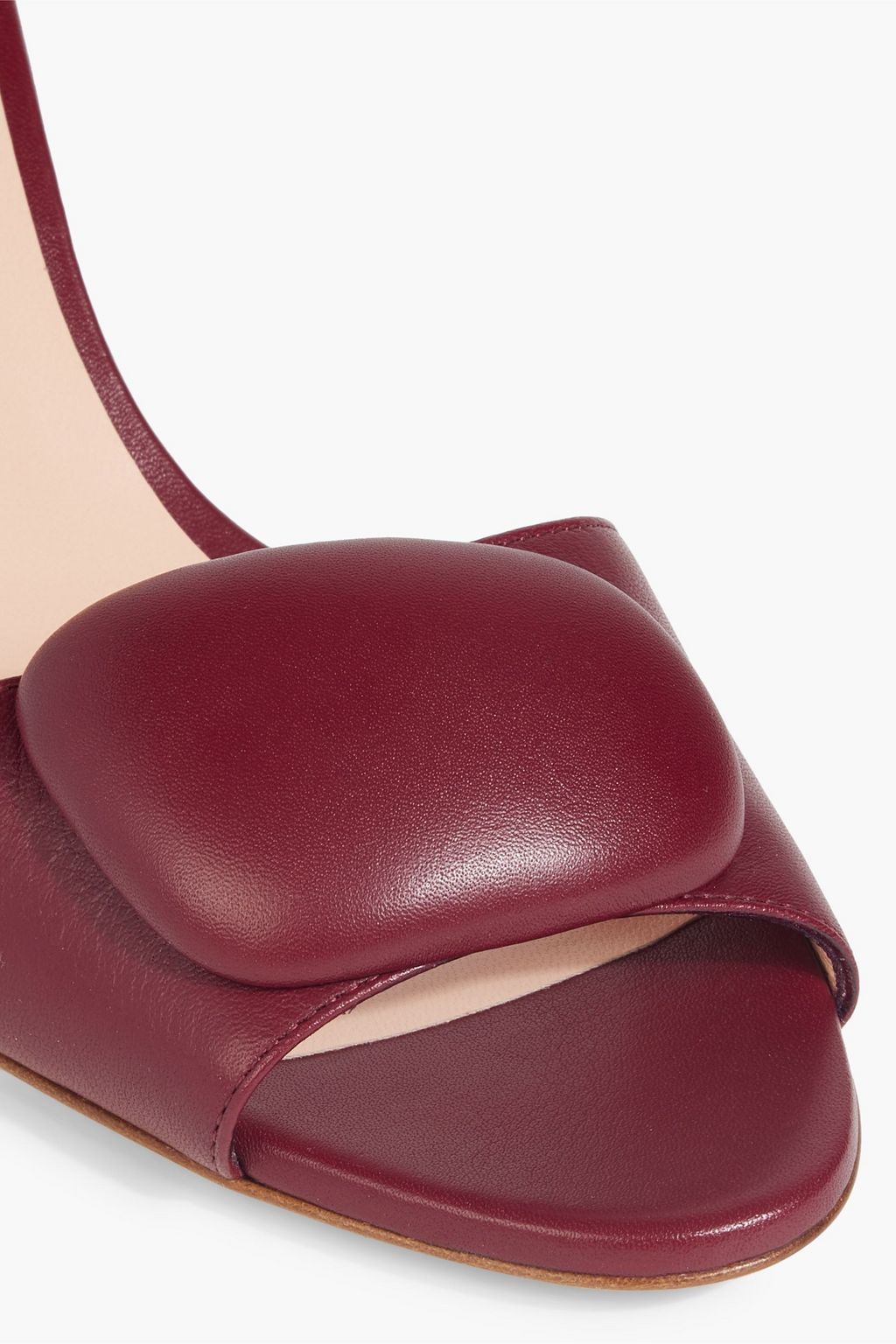 RUPERT SANDERSON Gwyneth embellished leather mules