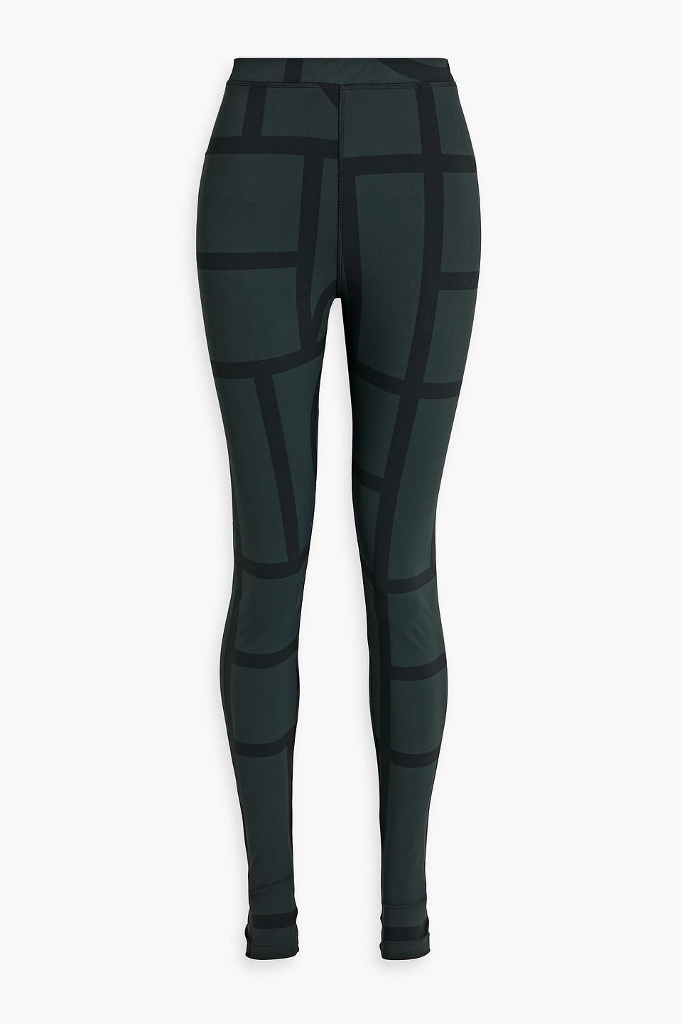 Totême Monogram-print Jersey Leggings In Black