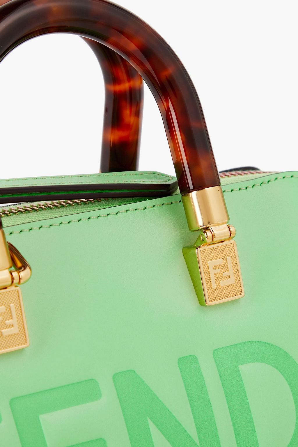 FENDI Embossed leather tote THE