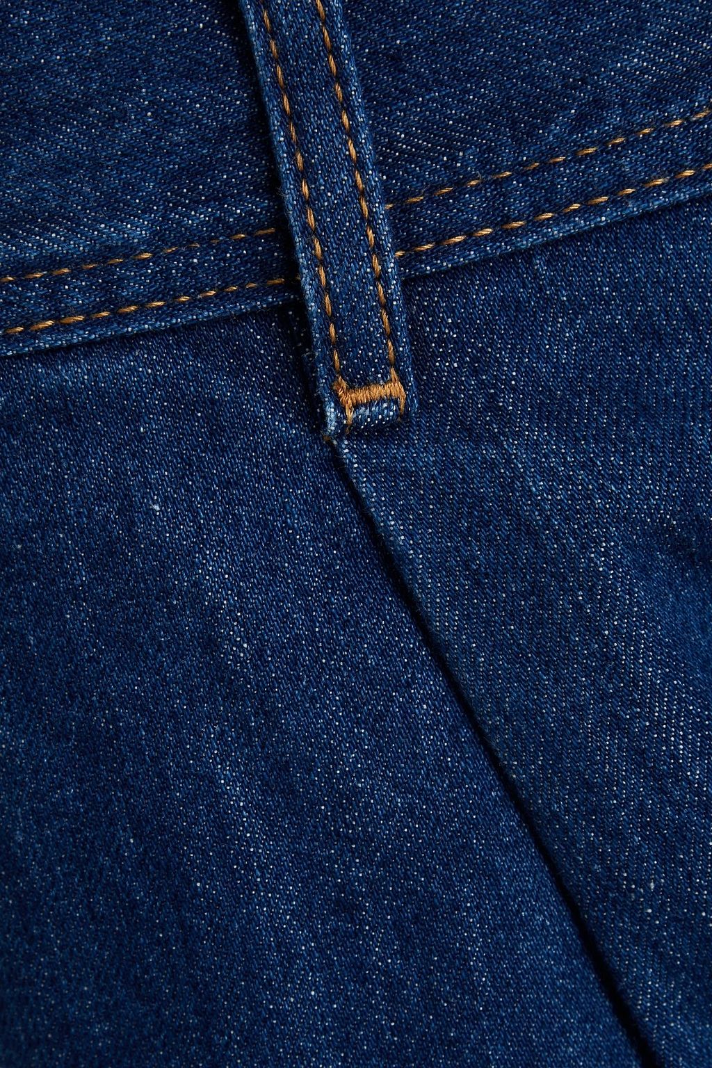 RE/DONE جينز بأرجل واسعة وخصر عالٍ
