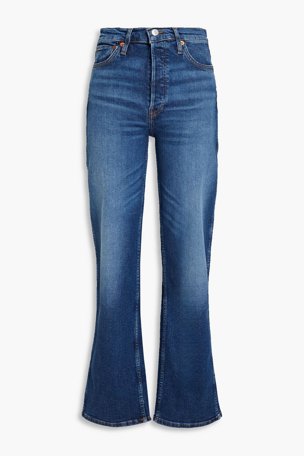 RE/DONE 90s high-rise straight-leg jeans | THE OUTNET