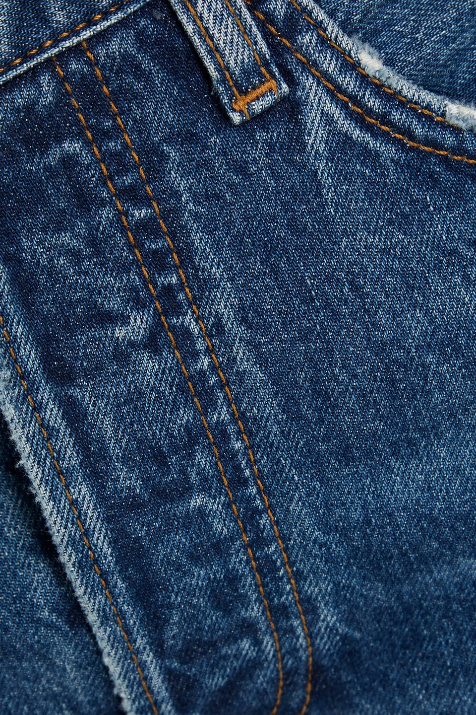 Re/done 70s Hoch Sitzende Cropped Jeans Mit Schmalem Bein In Dark Denim