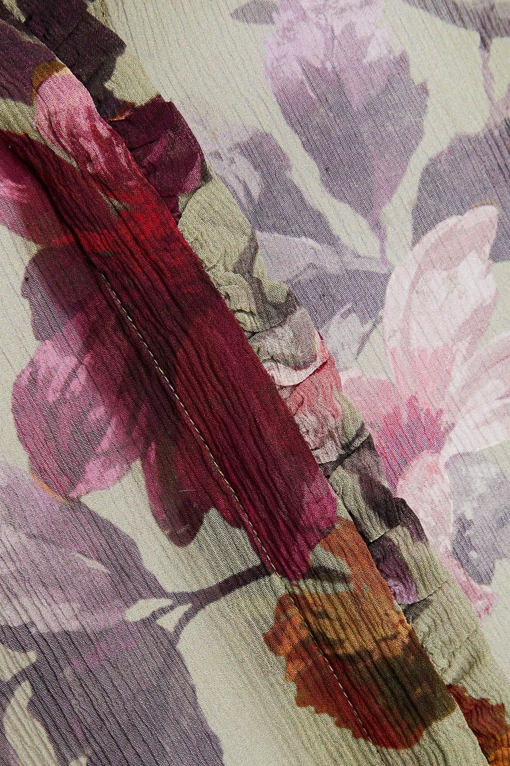 PAIGE Palma floral-print silk-crepon shirt