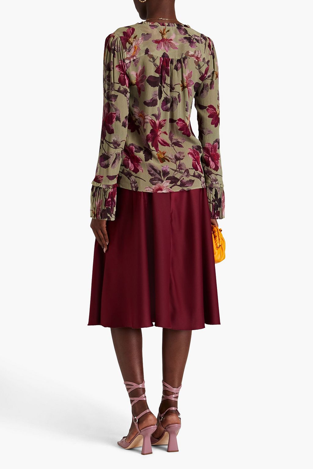 PAIGE Palma floral-print silk-crepon shirt