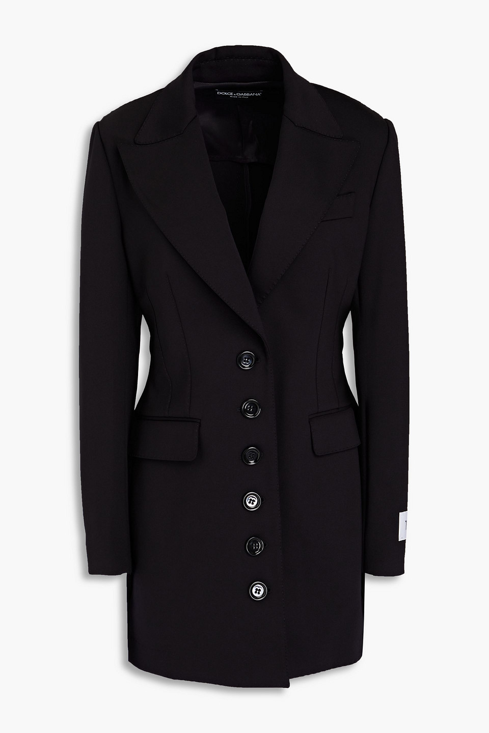 Dolce&Gabbana - Stretch-ponte blazer - Black