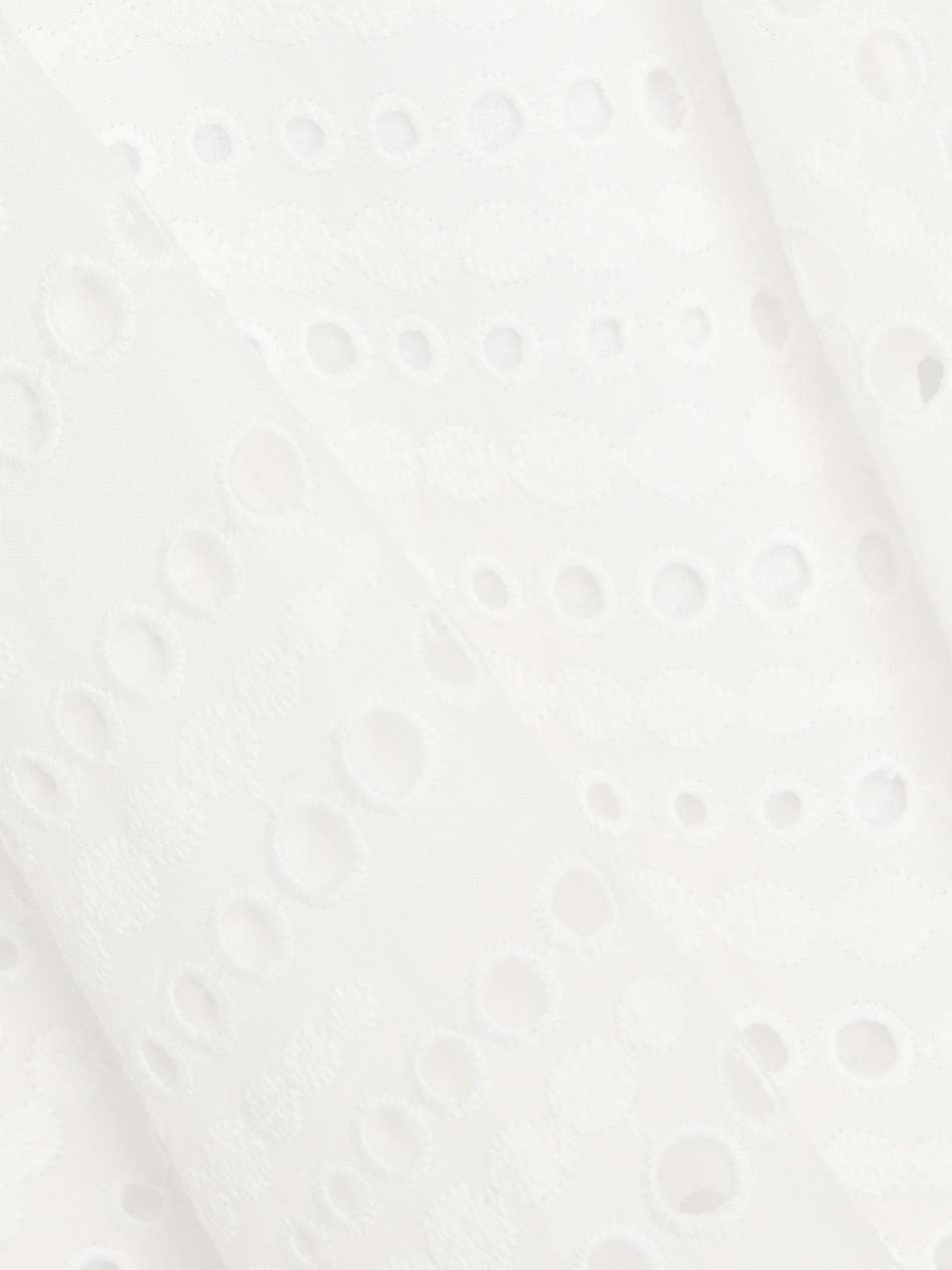 huelva lace-paneled broderie anglaise cotton-blend mini dress