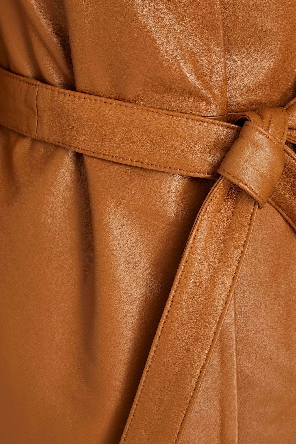 MUUBAA Belted leather jacket