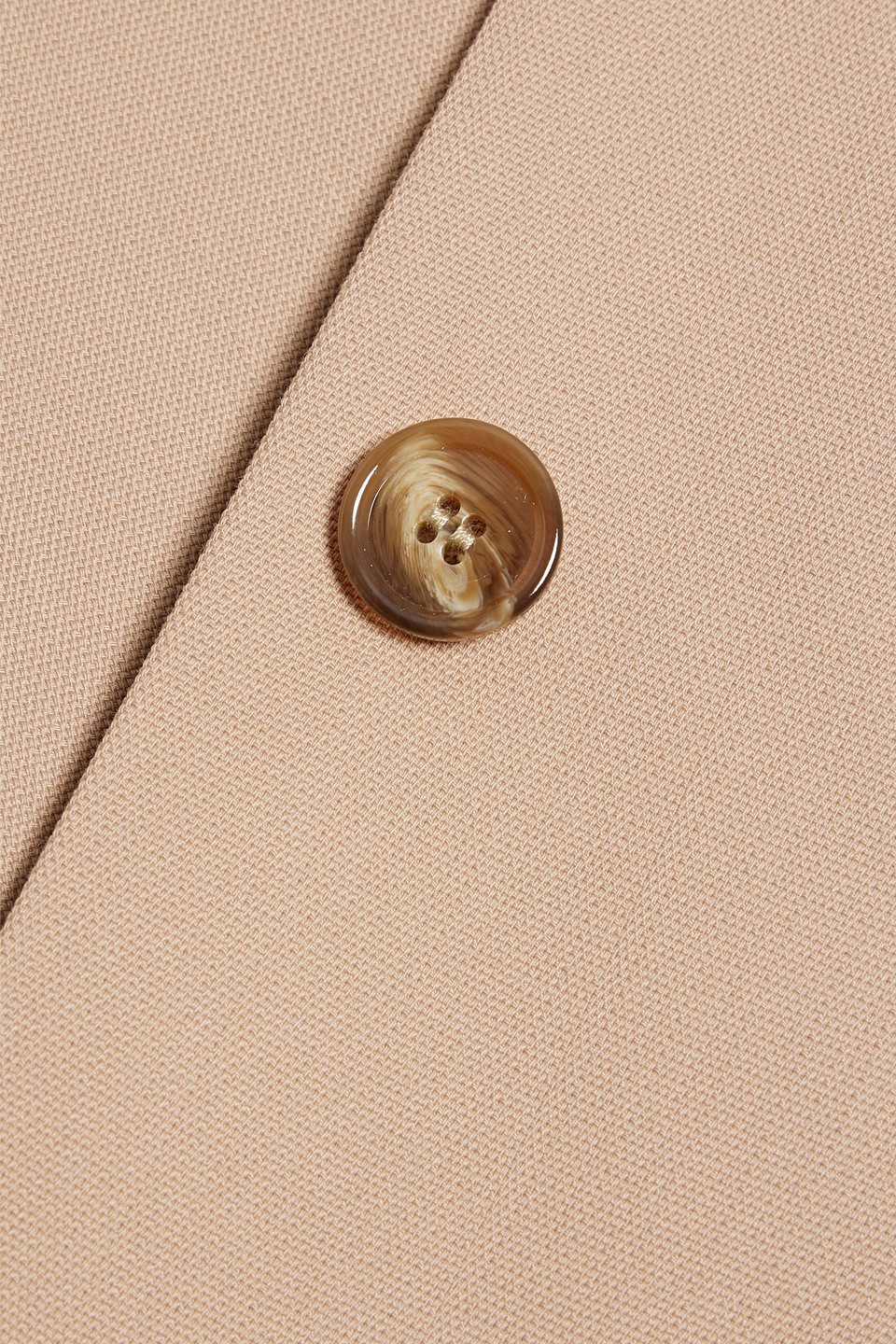 Acne Studios Oversized Canvas Blazer In Sand