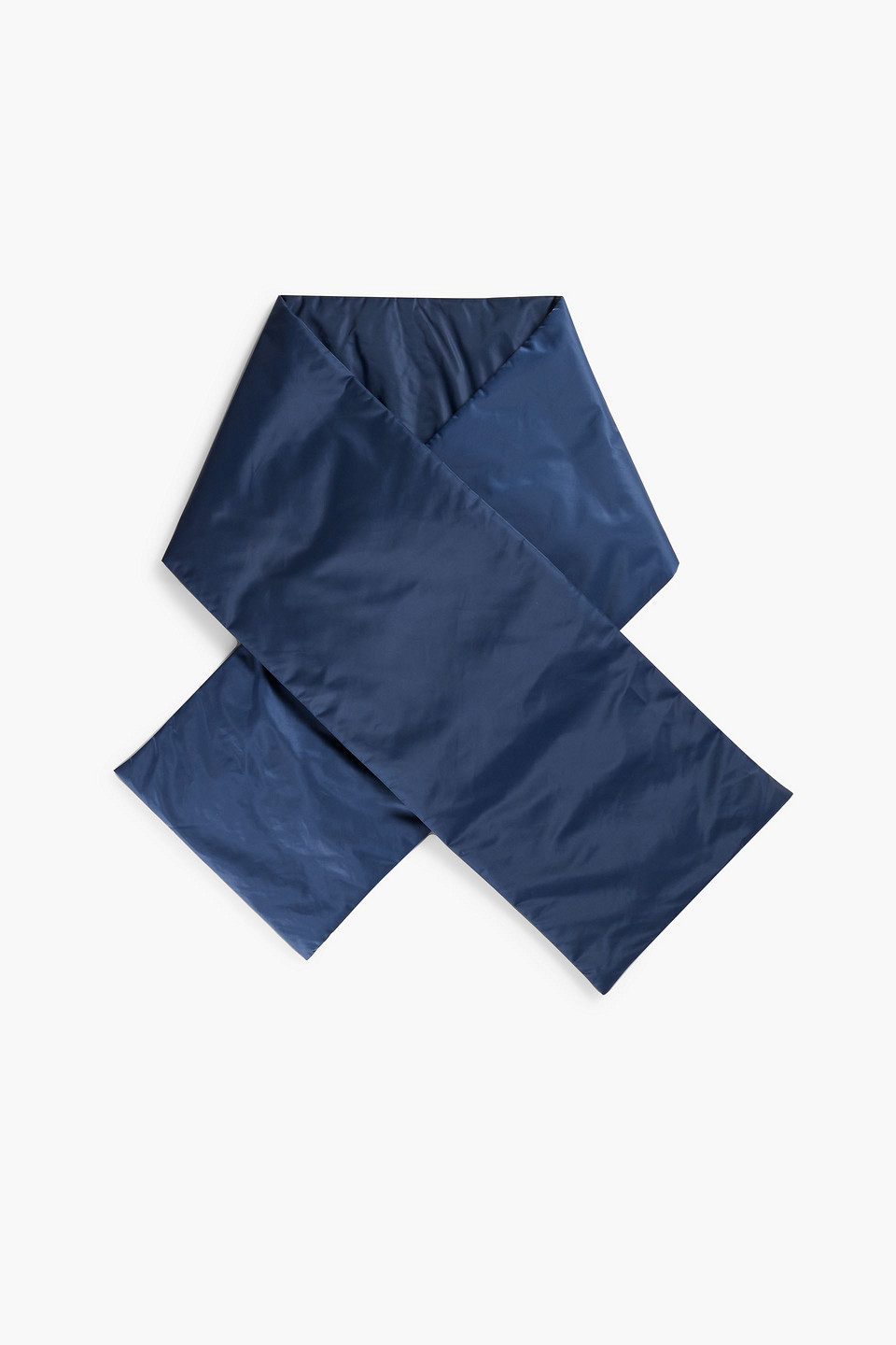 Shop Loulou Studio Dorotea Padded Shell Scarf In Navy