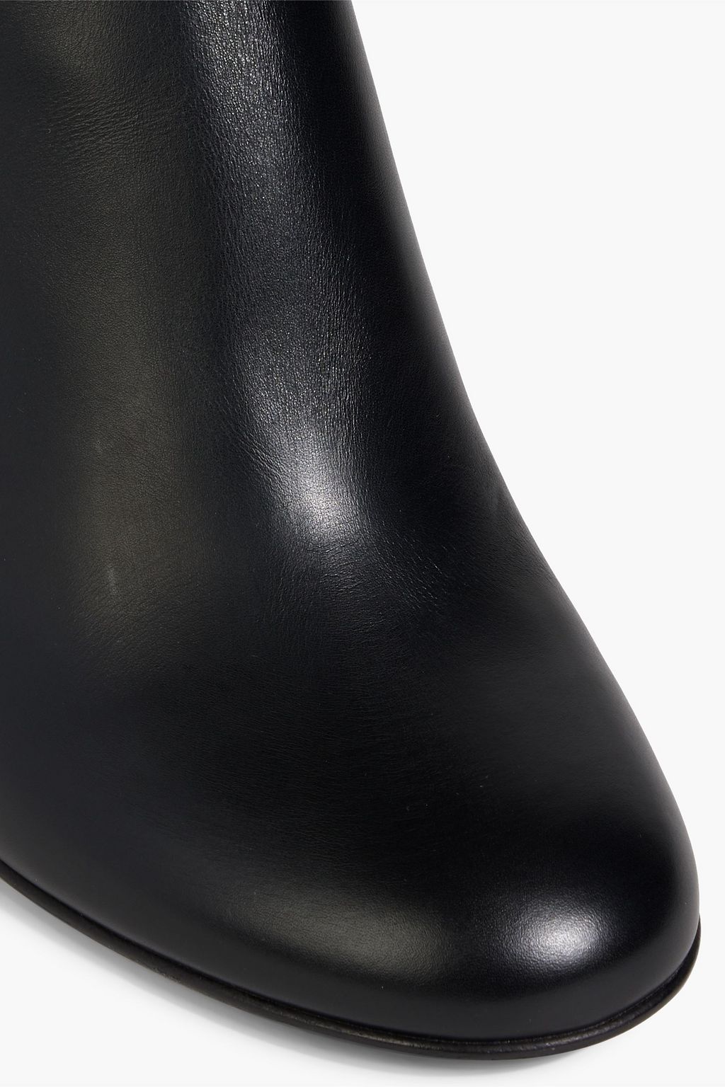 FERRAGAMO Joy 85 leather ankle boots