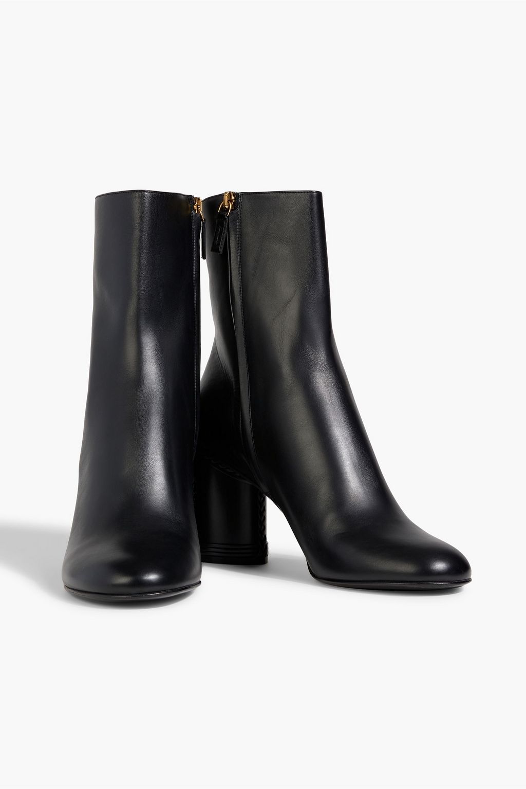 FERRAGAMO Joy 85 leather ankle boots