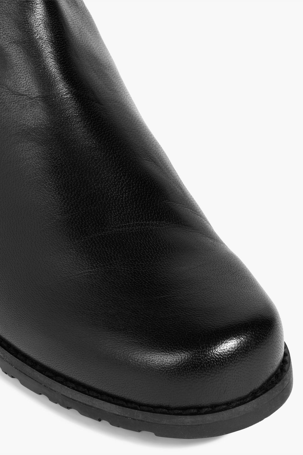 STUART WEITZMAN Microstretch and suede over-the-knee boots