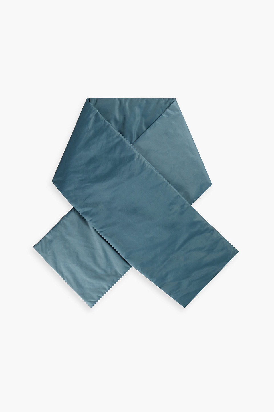 Loulou Studio Dorotea Padded Shell Scarf In Slate Blue