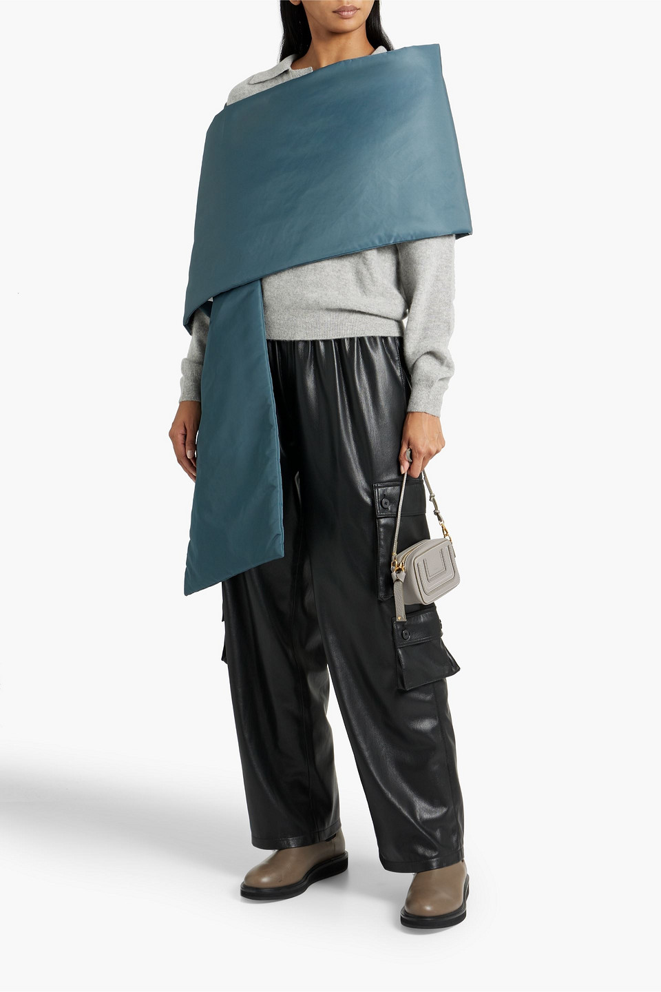 LOULOU STUDIO DOROTEA PADDED SHELL SCARF 
