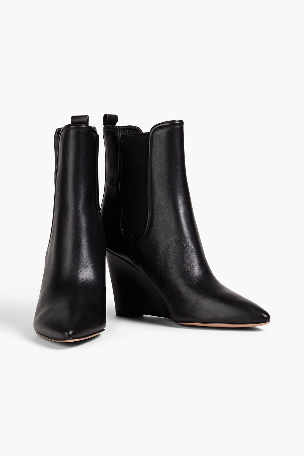VERONICA BEARD Leather wedge ankle boots