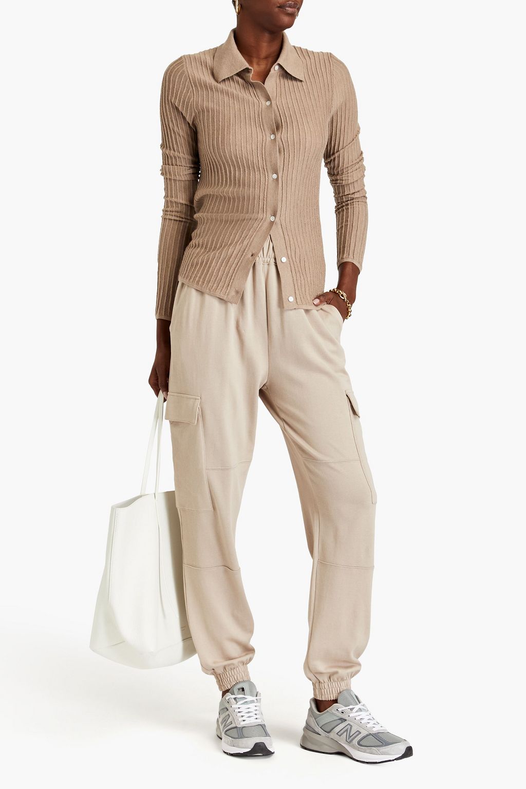 CO Ribbed cashmere cardigan