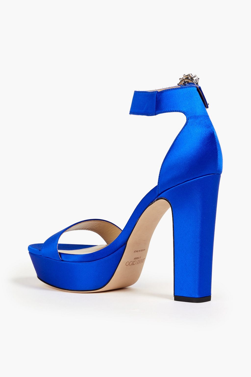 JIMMY CHOO Mionne 120 satin platform sandals