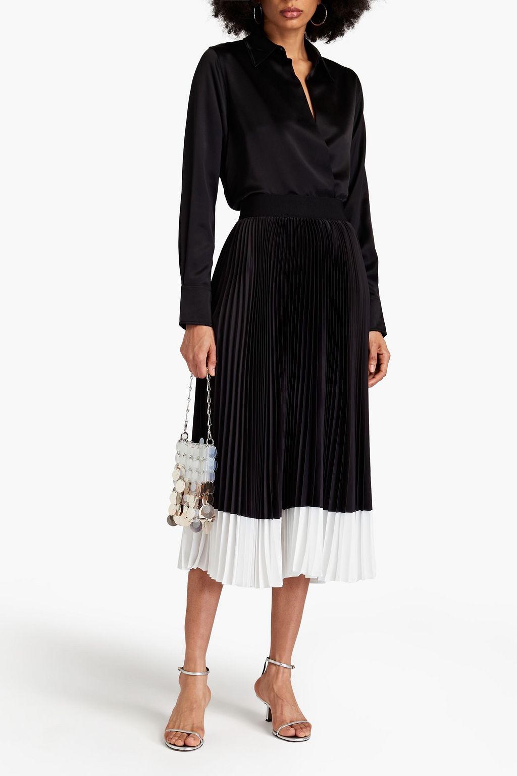 VICTORIA BECKHAM シルクサテン シャツ